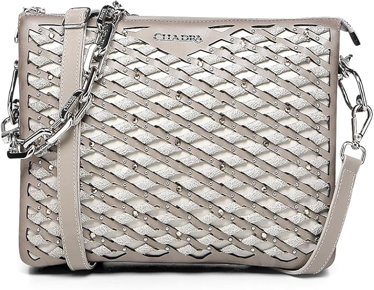 Cuadra 女式米色肩部小羊皮