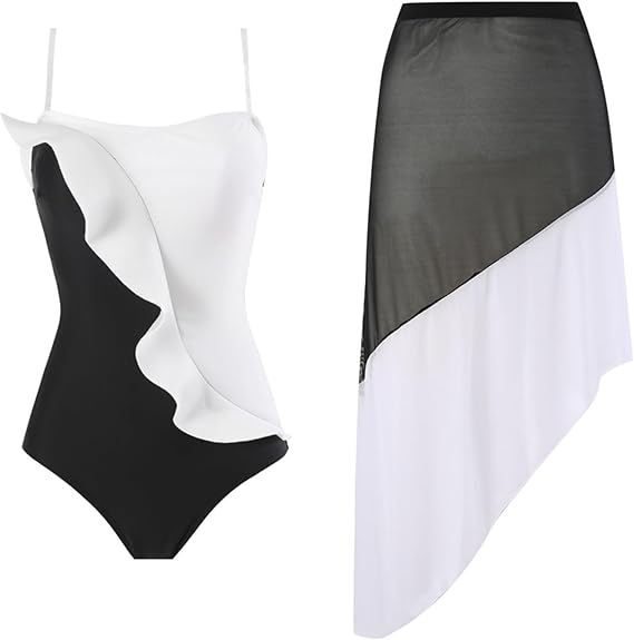 Bikini for Women Beach Dress Overall Belly Cover Slimming Sexy