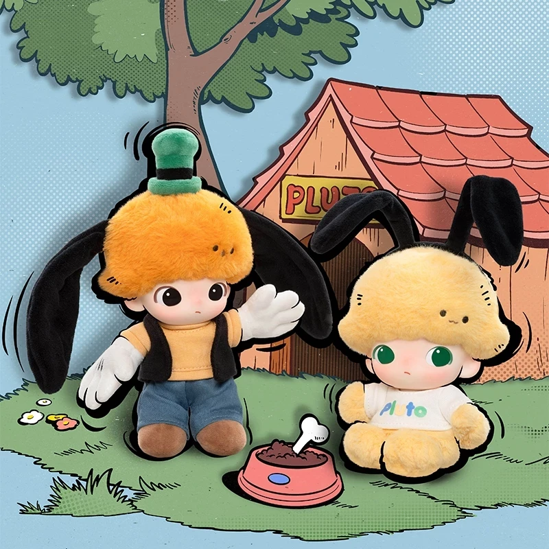 POP MART 泡泡瑪特 DIMOO WORLD × 迪士尼系列 - 搪膠毛絨鑰匙圈盲盒