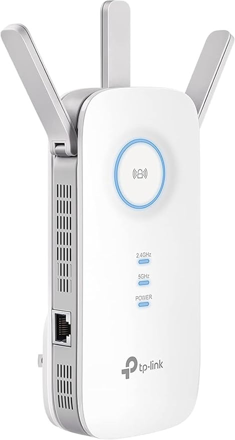 TP-Link AC1900 WiFi 范围扩展器 RE550 | 双频无线中继器放大器带千兆以太网端口 | 高达 2200 平方英尺,32 台设备 | 互联网信号增强器 | 应用程序设置 | EasyMesh Compompact 兼容