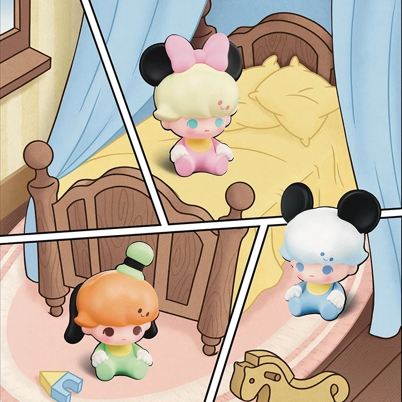 POPMART泡泡瑪特 泡泡萌粒 DIMOO WORLD × 迪士尼經典系列公仔（3粒裝） 萌粒周邊衍生品
