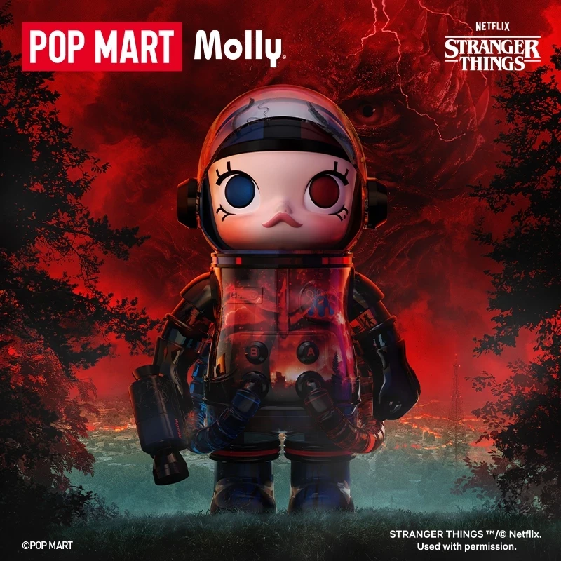 POP MART 泡泡瑪特 MEGA SPACE MOLLY 1000% 怪奇物語 Stranger Things正版