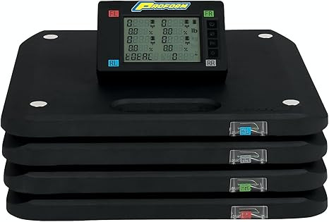 ProForm 车秤,超薄,电动,15 英寸方形,1750 容量垫,无线,外壳/控制器/垫,套件(TCI67644)