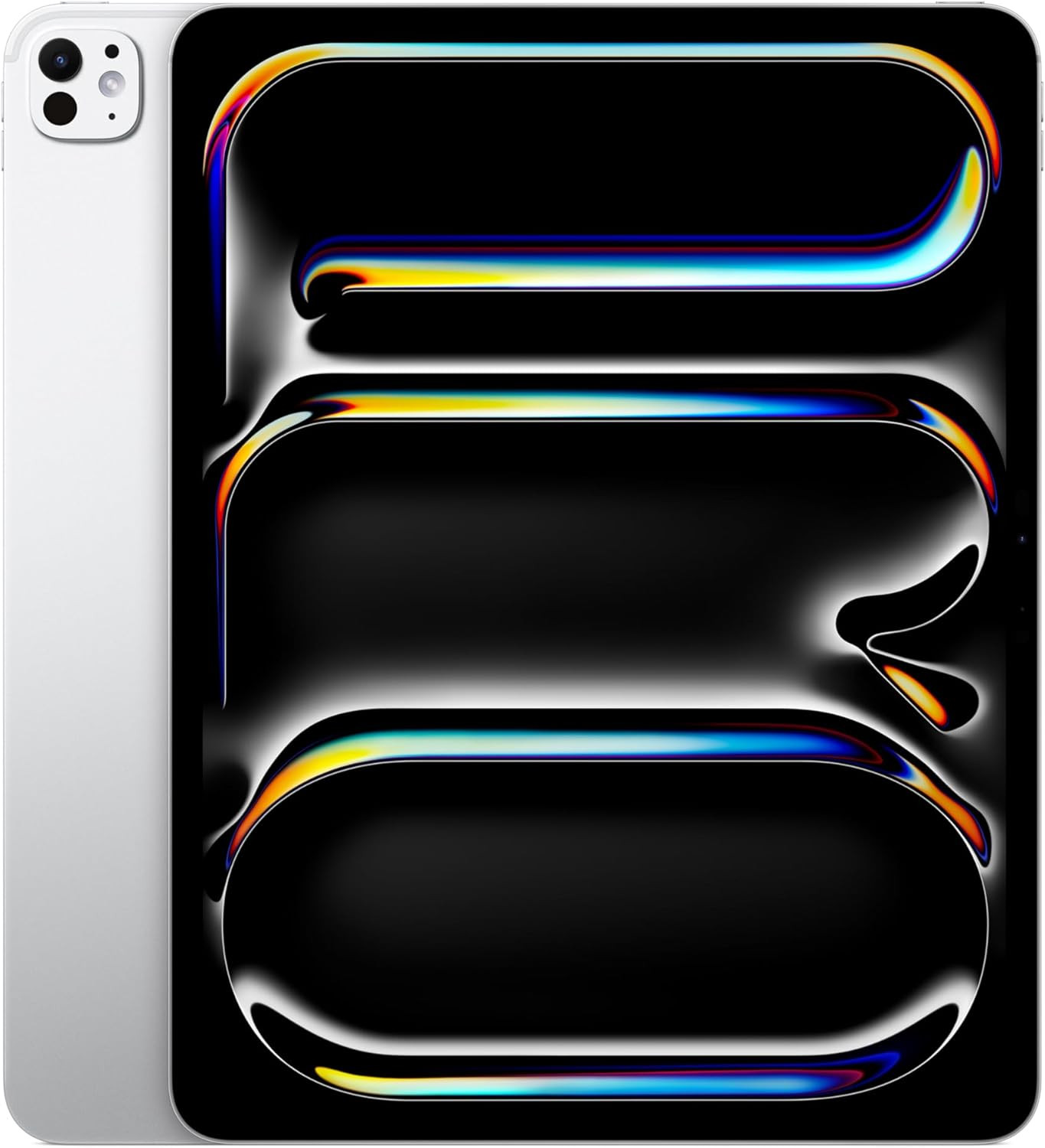 Apple iPad Pro 13 英寸 (M5):Ultra Retina XDR 显示屏,256GB,横向 1200 万像素前置摄像头/1200 万像素后置摄像头,激光雷达扫描仪,Wi-Fi 7,带 Apple N1,面部识别,全天电池 ife — 银色 — 银色