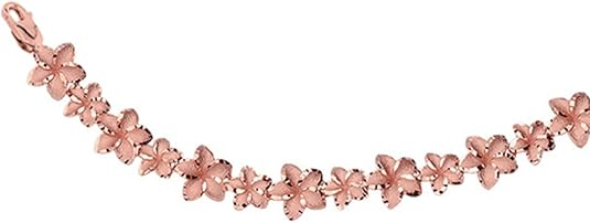 异国情调 14k 金夏威夷梅花手链