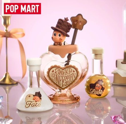 POP MART 泡泡瑪特 星星人怦然星動系列-愛情魔藥香氛禮盒（心之悸動）/（愛之回應） 節日禮物潮流玩具